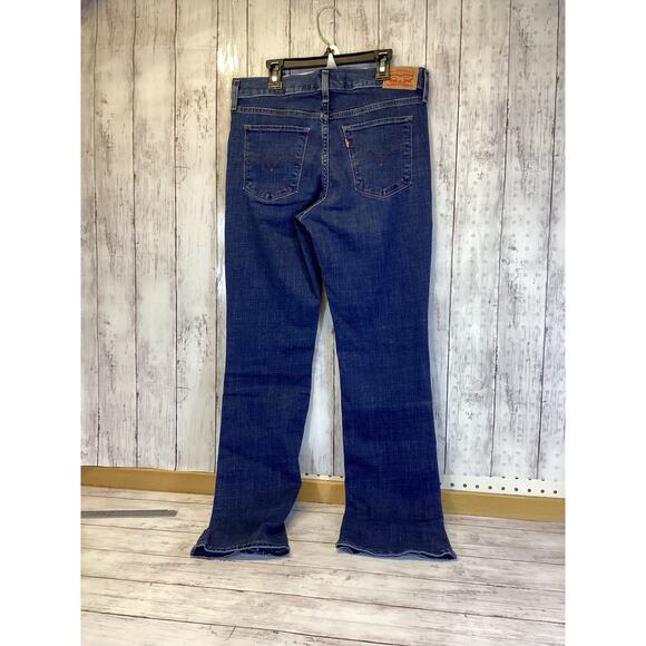 Levi's 315 Shaping Bootcut Jeans Womens 30 Midrise Denim Pants Relaxed Stretch - Picture 2 of 7